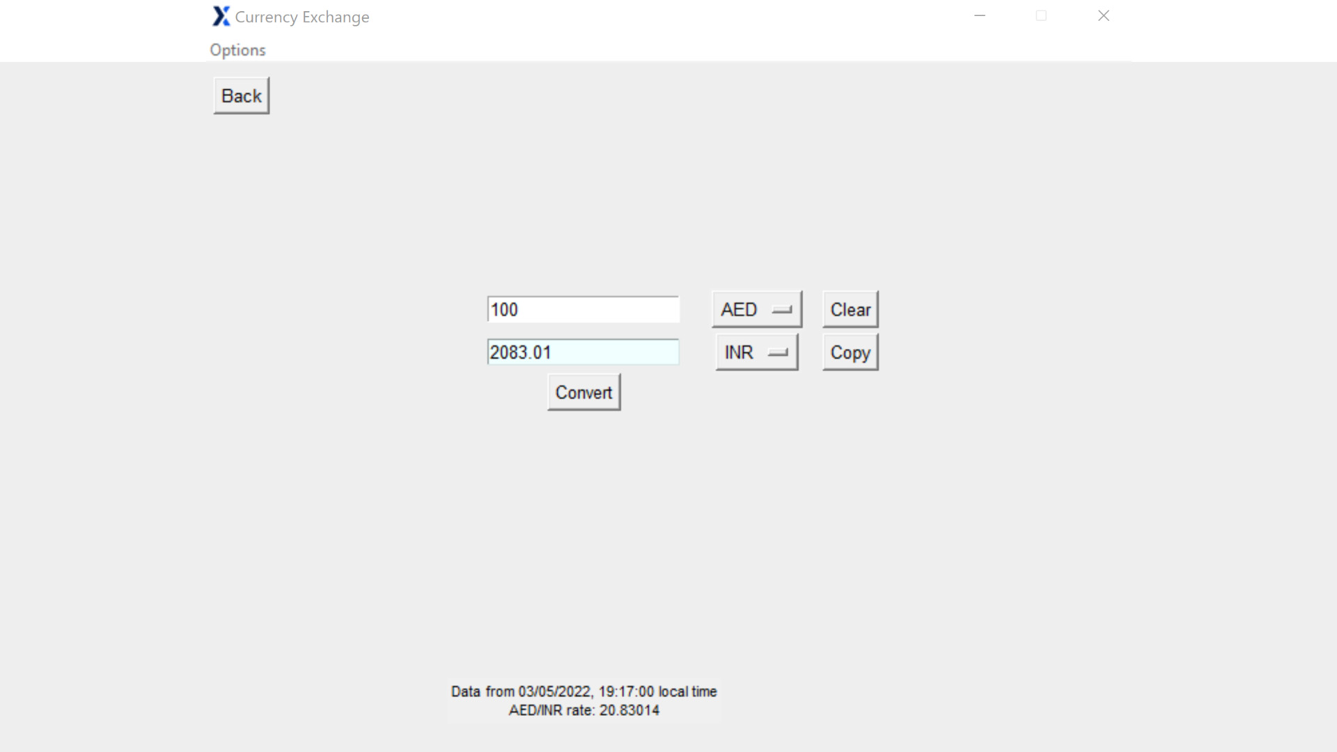 Currency Rates Tracker